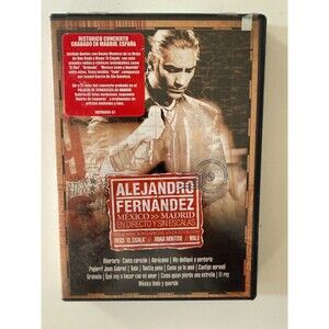 Alejandro Fernandez Mexico Madrid En Directo Y Sin Escalas Concert DVD Tested